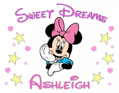 PILLOWCASE MINNIE MOUSE Personalized Custom Any NAME Super Soft Children • $13.50