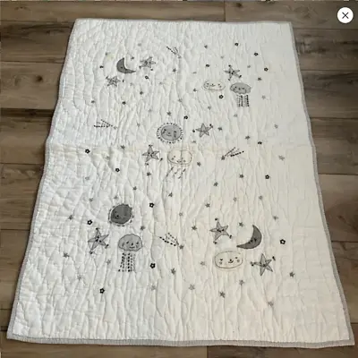 Pottery Barn Baby/ Toddler Skye Quilt Moon And Stars • $99