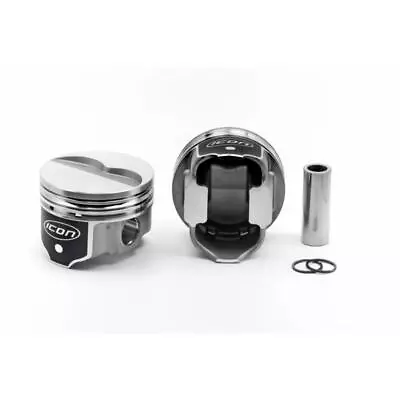 Icon Piston Set IC9947.STD; FHR 4.320  Bore -5.6cc Flat Top 2V For 440 RB Mopar • $707.72