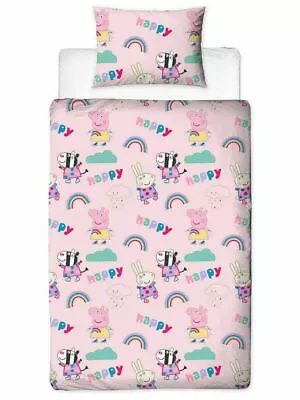 £12.95 • Buy Peppa Pig Storm Single Duvet Cover Bedding Set