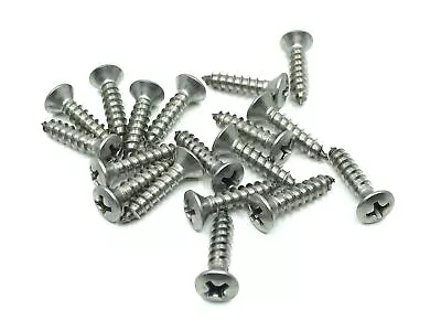 18pcs Door Scuff / Sill Plate Screws Fits 1964-73 Ford Mustang Stainless Steel • $7