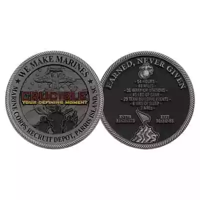 Marine Corps Parris Island We Make Marines Crucible 1.75  Challenge Coin • $39.99