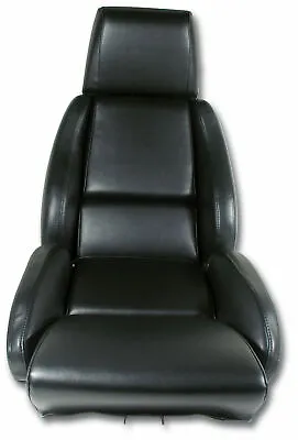 Corvette C4  Leather-Like  Std Seat Covers W/O Perf Inserts - Black 1984-1988 • $492.99