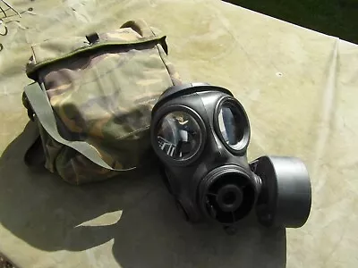 British Avon S10 Size 2 Large Gas Mask Respirator W/ Filter & Haversack • £139.99