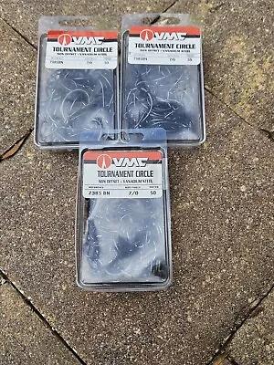 VMC 7385BN Tournament Circle Black Nickel Hooks • $55