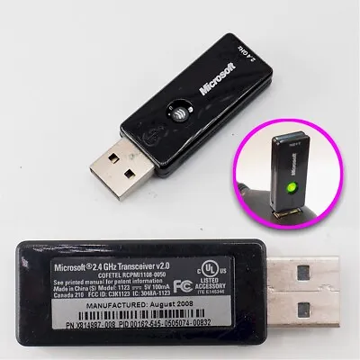 Microsoft 1123 2.4Ghz Transceiver USB Dongle Wireless 6000/7000 Keyboard/Mouse • $79.97