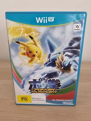 Pokken Tournament Nintendo Wii U Video Game PAL Pokemon Tekken • $17.95