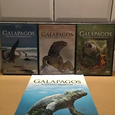 Galapagos With David Attenborough 3 Set DVD And Book • £6