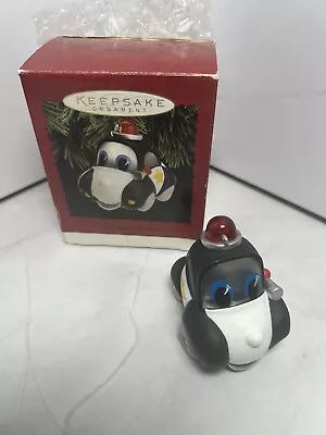 Vintage 1995 Hallmark Keepsake Christmas Patrol Ornament Police Officer Car • $9.99