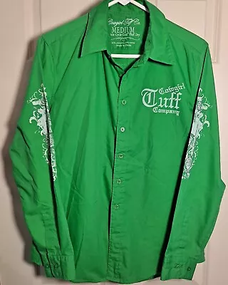 Women's Cowgirl Tuff Company Button Down Western Shirt Size Medium • $12