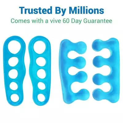 $12.97 • Buy Toe Separator Pad Silicone Gel Pedicure For Foot Yoga, FREE SHIPPING!!! [2 Pcs]
