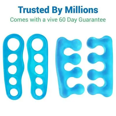 Toe Separator Pad Silicone Gel Pedicure For Foot Yoga FREE SHIPPING!!! [2 Pcs] • $12.97