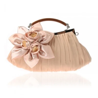 £22 • Buy Apricot/beige/champagne Coloured Clutch Bag