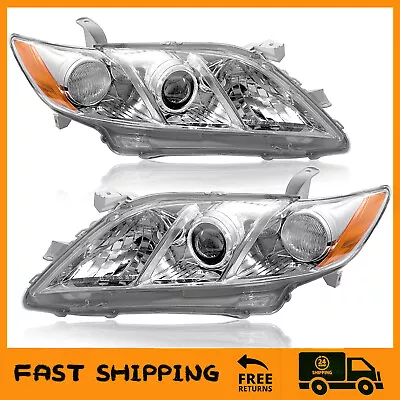 Pair Headlight Headlamp Driver Passenger  Assembly For 2007-2009 Toyota Camry • $72.99