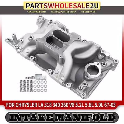 Dual Plane Intake Manifold For Dodge Challenger Ram Chrysler New Yorker Plymouth • $165.99