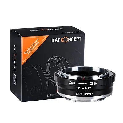$51.17 • Buy K&F Concept Adapter Mark II For Canon FD Lens To Sony E Mount NEX A7R2 A73 A7R4