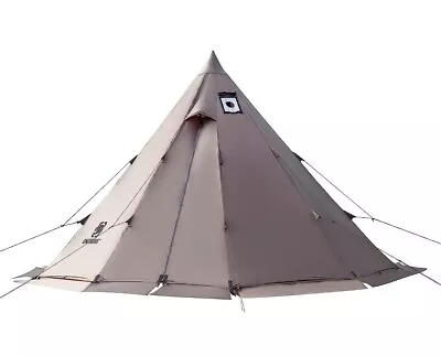 OneTigris Rock Fortress Hot Tent 4 Season 4-6 Person Tipi Waterproof  Wind-P • £10.50