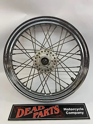 Harley 19  AMF Ironhead Sportster Shovelhead Dual Disc Spoke Front Wheel Rim • $176