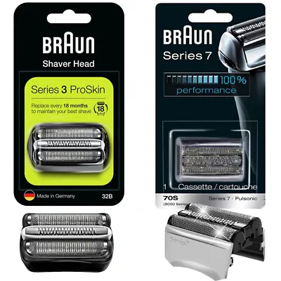 53B 52B 70S Replacement Shaver Head Cassette Foil For BRAUN Shaver Series 5/7 • $25.67