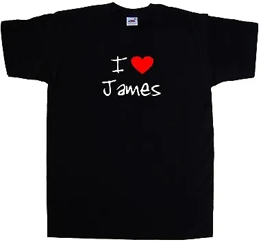 £12.99 • Buy I Love Heart James T-Shirt