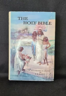 The Holy Bible Illustrated In Colour By E S Hardy DJ Collins • £20.99