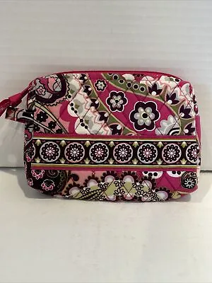 Vera Bradley Very Berry Paisley Small Cosmetic Bag- EUC Used Once • $14.99