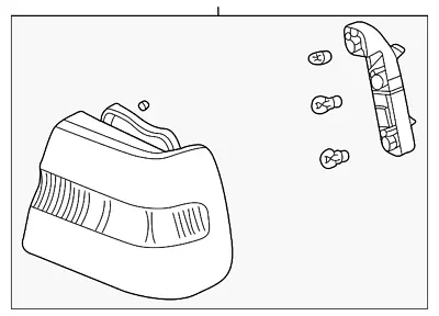 Genuine Volvo Tail Lamp Assembly 9151631 • $151.39