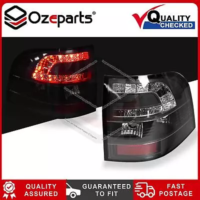 Black LED Tail Lights Rear Lamps For Holden Commodore VE Ute Omega SV6 SS SSV • $448.80