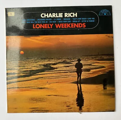 Charlie Rich ‘Lonley Weekends’ - Vinyl LP Music Record 12” Pop Vocal 1969 • £0.99