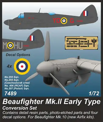 CMK 7489 1:72 Bristol Beaufighter Mk.II Early Type Conversion Set • £21.06