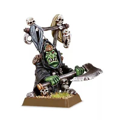 NEW Night Goblin Boss Great Axe Orc Tribe Greenskins Warhammer Fantasy Old World • $39.99