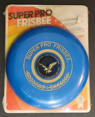 VTG 1973 WHAM-O Super Pro Frisbee NEW NOS Blue Stock No. 268 Original Packaging • $59.99