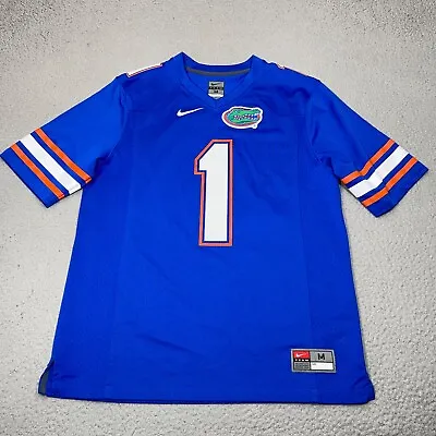 Florida Gators Football Jersey Mens Medium Blue Nike Team 3D Logo NCAA V Neck • $29