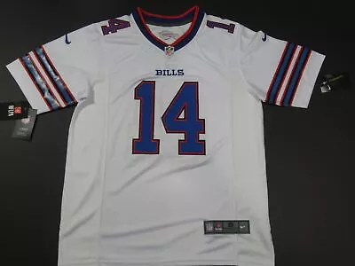 Stefon Diggs #14 Buffalo Bills On-field Game Men's Onfield Jersey White • $32.99