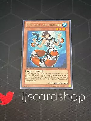 Yugioh Mermail Abyssgunde 1st Edition Rare ABYR-EN015 A Never Played SPM • $3.99