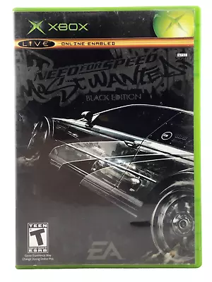 Need For Speed Most Wanted Black Edition Xbox Tested Good Condition NO DVD • $19.95