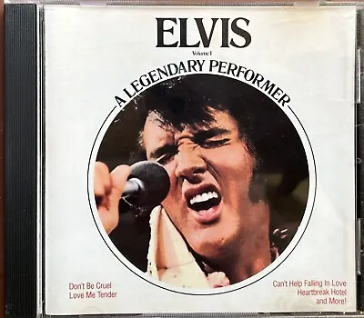 ELVIS PRESLEY A Legendary Performer CD Rare • $39.95