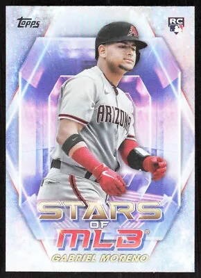 2023 6580B Topps Stars Of MLB Gabriel Moreno Rookie Arizona Diamondbacks • $1.65