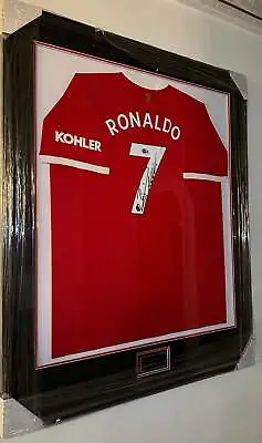 Cristiano Ronaldo Manchester United Autographed Framed Jersey Authenticated By • $1400