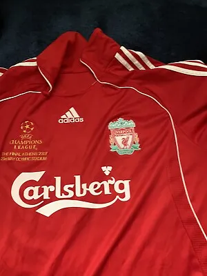 £100 • Buy Liverpool European Champions League Final Shirt 2007 - Original