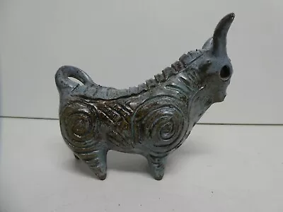 Vintage Gus Mclaren Australian Pottery Hand Made Bull Signed Mcl • $695