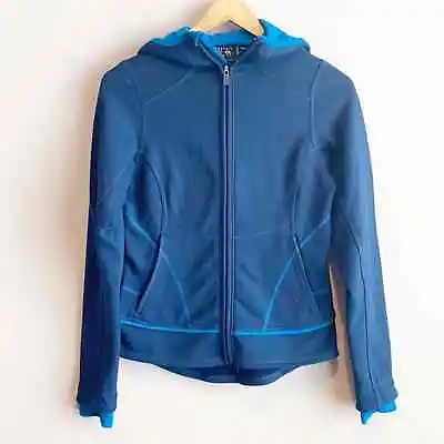 Mountain Hardwear Women's Fleece Lined Hooded Full Zip Up Blue XS • $25
