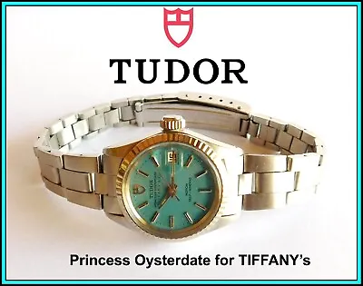$1150 • Buy Ladies TUDOR / TIFFANY Princess Oysterdate AUTOMATIC - Ref: 92414 - SERVICED