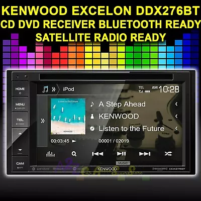 Kenwood Ddx276bt 2-din 6.2  Touchscreen Bluetooth Car Stereo Dvd Player Receiver • $198.88