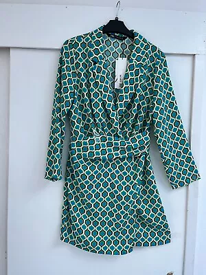 ZARA GEOMETRIC PRINT BLAZER DRESS Size M BNWT £49.99 • £19.99