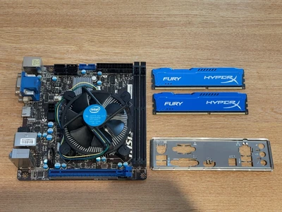 £45 • Buy CPU RAM MOTHERBOARD BUNDLE-Intel Core I5-4460 QUAD CORE,8GB 1600Mhz,MSI H81I