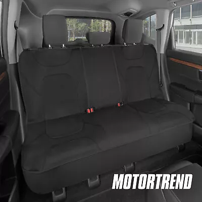 Motor Trend Neoprene Car Back Seat Cover For Trucks SUV Auto Bench Seat Black • $34.90