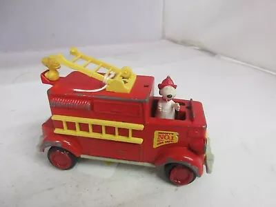 Vintage Aviva Toy Co Snoopy On A Fire Truck 1965      V-191 • $15