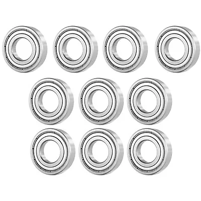 10PC R4 ZZ ABEC3 Metal Shielded Deep Groove Ball Bearing 6.35 X 15.875 X 4.97 Mm • $11.99