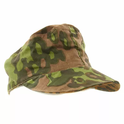 German WWII Reversible M43 Field Cap Oakleaf Pattern A Camouflage- 62cm US 7 3/4 • $28.95